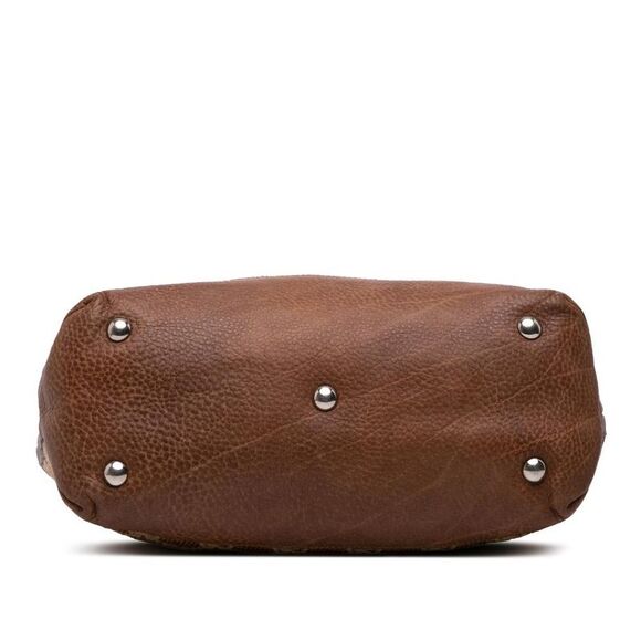 Pre Loved gucci GG Pattern Tote Women Brown Tote Bags - Picture 3 of 8